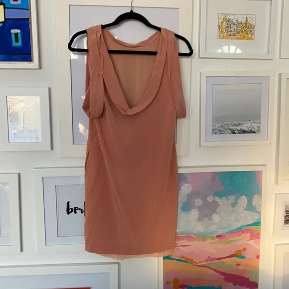 3.1 PHILLIP LIM Silk Cowl Back Dress - Picture 3 of 7